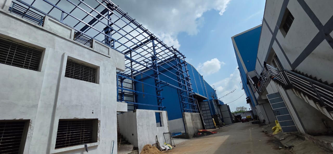 Bhagvati Engineering chemical plant shed and pipeline fabrication